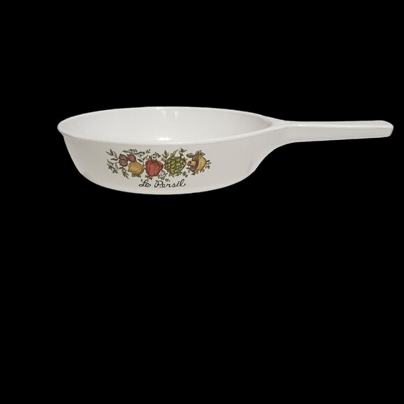 Corning Ware ( Spice of Life ) White Skillet Pan P-83-8 ( 6.5" inch ) - Picture 1 of 9
